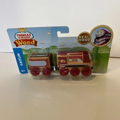 Nuevo tren ferroviario de madera Thomas & Friends Caitlin con vagón de licitación 2017 Foto 1 de 4