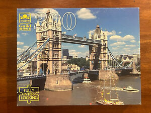 Golden GUILD 300 Piece Jigsaw Puzzle " TOWER BRIDGE, LONDON"  4425B-54  UNOPENED