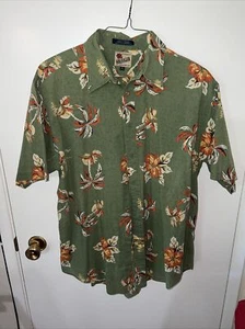 Vintage Hilfiger Hawaiian Floral Button Down Shirt Sz XL - Picture 1 of 14