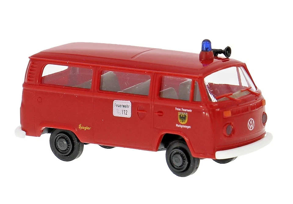 Brekina 33160 VW T2 Kombi, 1973, Vigili Del Fuoco Markgröningen, HO, Nuovo 2025 - Immagine 1 di 1