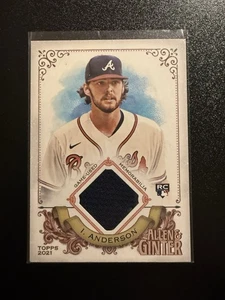 2021 Topps Allen & Ginter's - Full Size Relics a Ian Anderson #AGA-IA (MEM, RC) - Bild 1 von 2
