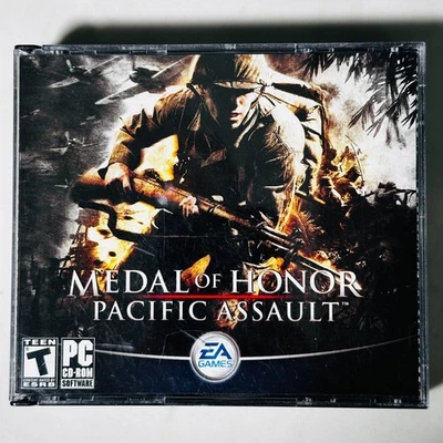 Medal of Honor: Pacific Assault (PC, 2004) 4 Disc PC CD-ROM - Image 1 of 4