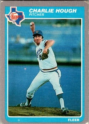 1985 Fleer #558 Charlie Hough - Image 1 of 2