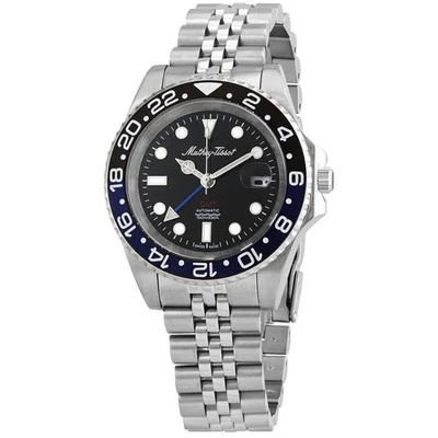 Mathey-Tissot GMT Automatic Batman Bezel Men's Watch H903ATNB - Image 1 of 3