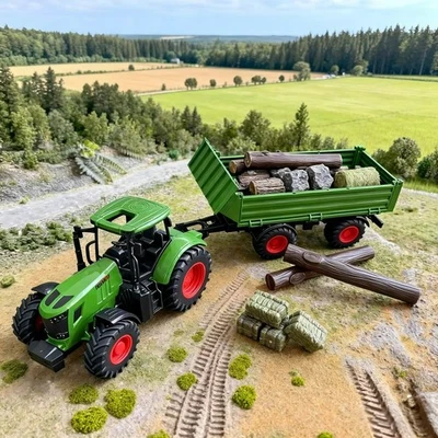 Tracteur agricole – Jouet réaliste – Véhicule de ferme - Farm Tractor Toy - Bild 1 von 4
