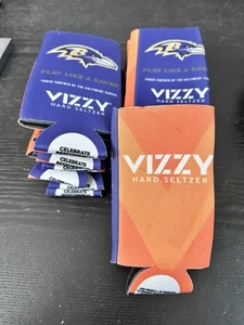 Baltimore Ravens And Vizzy Set di 12 Bottiglie di Birra Coozies - Foto 1 di 4