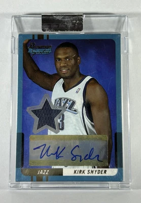 Parche de novato Bowman Signature Edition 2004-05 automático #73 ¡Kirk Snyder 128/169!! Foto 1 de 4