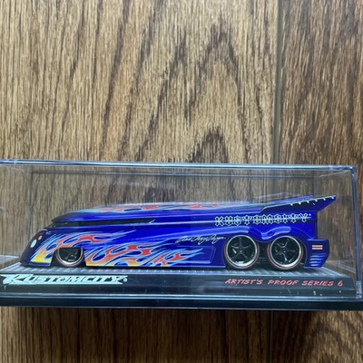 Dave Chang Designs KUSTOMCITY Blue Artist Proof 6 EVO VW Drag Bus #181/888 NIB - Image 1 of 4