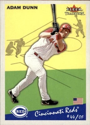 Fleer Tradition #90 2002 Adam Dunn Cincinnati Reds Foto 1 de 2