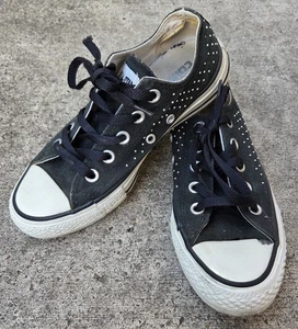 Converse All Star 522211F Damen-Sneaker schwarz Metallnieten Größe 5 - Bild 1 von 10