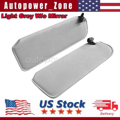 For 1993-2002 Camaro Firebird Sun Visor W/O Mirror Light Grey Cloth SV278-2001 Foto 1 de 4