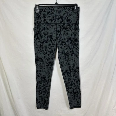Athleta Salutation Stash Pocket 7/8 Tight Women's Small Black Gray Camo Leggings - Image 1 of 4