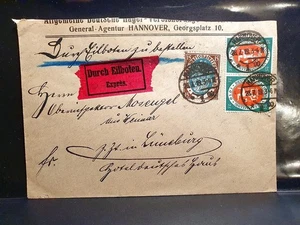 2936 GERMANY 1918 CIRCULATED EXPRESS COVER  F/VF - Picture 1 of 1