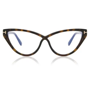 Tom Ford FT5729-B 052 56mm Damen Cat Eye Optik Brille Brillengestell Braun Kunststoff B - Bild 1 von 3