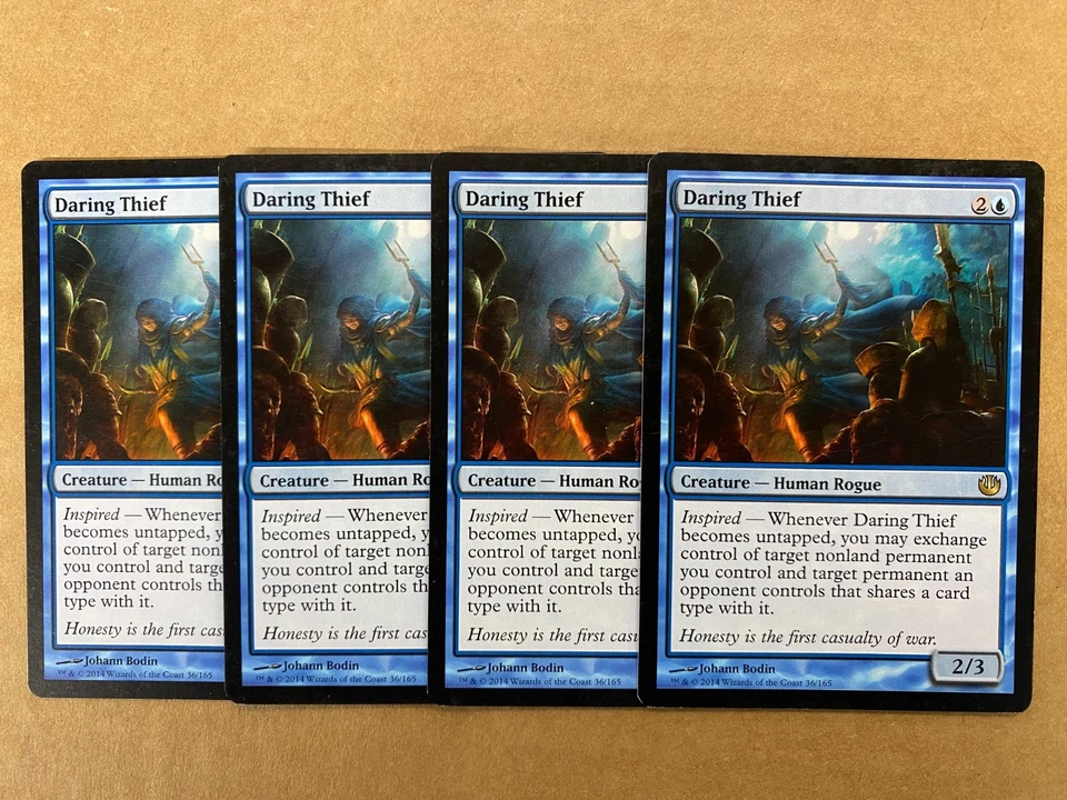 MTG 4x Daring Thief # 36 Journey into Nyx Modern Magic the Gathering x4 NM - Image 1 of 1