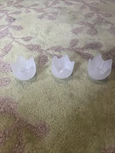 exclusive Party Light Votive Candle Holders frosted leaf - Picture 1 of 5