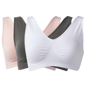 Rhonda Shear 3 Pack Original Cotton-Blend Ahh White/Blush Pink/Charcoal XL New - Picture 1 of 6
