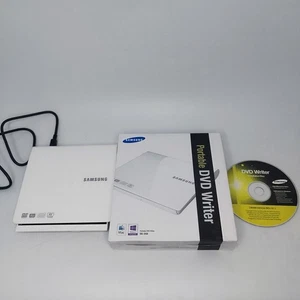 Samsung Portable DVD Writer-SE-208DB/TSBS Mac & PC 24x Speed CD Rom 8x DVD - Afbeelding 1 van 22