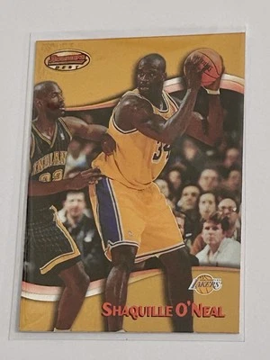 Shaquille O'Neal 1998-99 Bowman's Best Gold #100 Los Angeles Lakers Basketball - Image 1 of 4