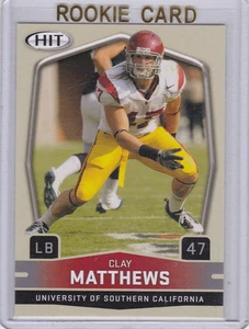 CLAY MATTHEWS RC Green Bay Packers ROOKIE CARD Football USC TROJANS LB - Picture 1 of 2