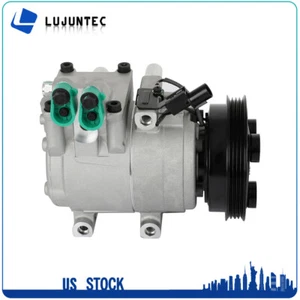 Compresor de aire acondicionado con embrague para Hyundai Accent 2001 2002 2003 2004 2005 1,6 L - Imagen 1 de 7