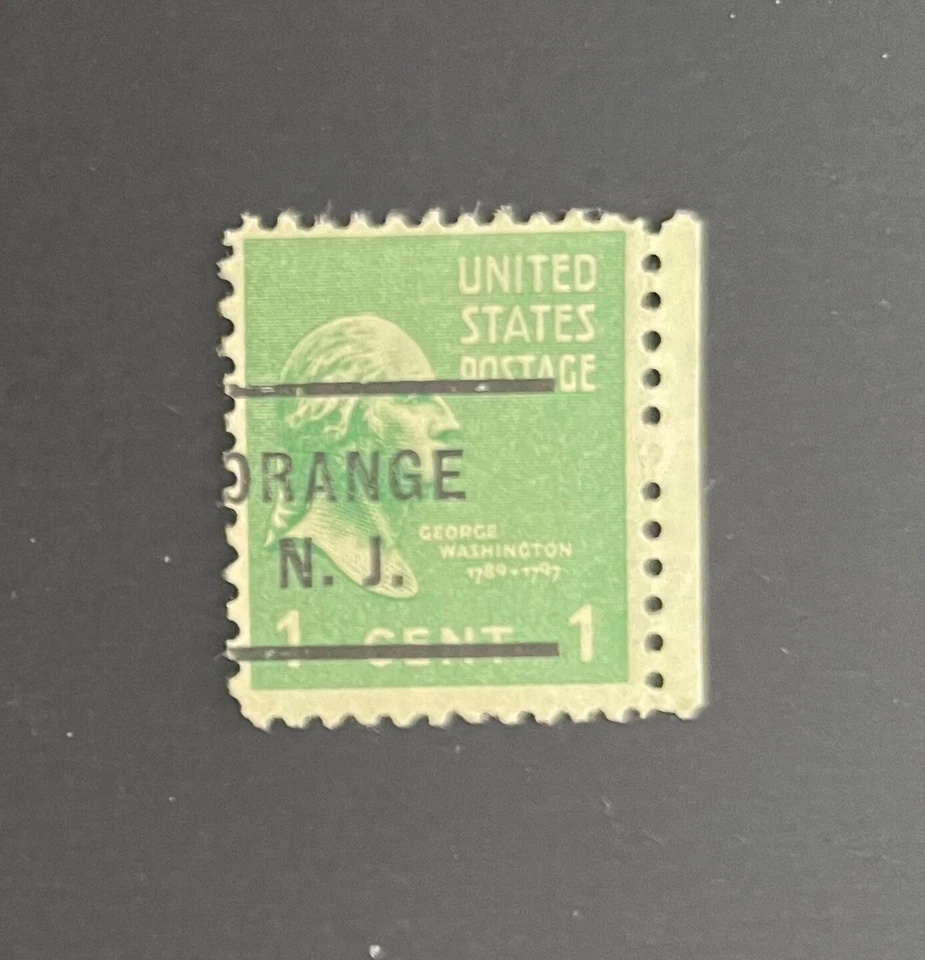 Orange, New Jersey Type 255 Precancel - 1 cent Washington Prexie U.S. #804 - NJ - Image 1 of 1