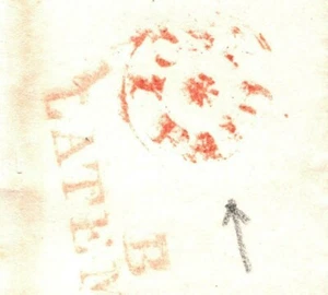 GB IRELAND Cover DISTINCTIVE POST*PAID Rare Tullamore County Offaly 1832 J12b - Picture 1 of 9