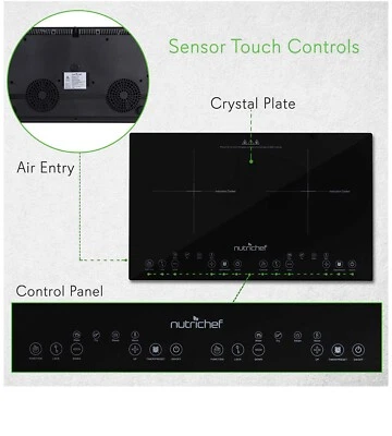 Placa de inducción eléctrica NutriChef PKSTIND48 1800W Foto 1 de 4