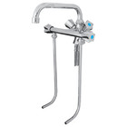 Mischbatterie f�r zwei  Wasserbecken ( Druckarmatur)