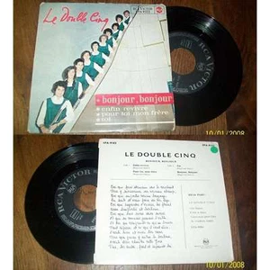 LES DOUBLE CINQ - Bonjour Bonjour German EP Sixties Pop RCA - Imagen 1 de 1