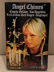 Carillon angelo svedese originale completo di 4 candele.  NUOVO - Foto 1 di 4