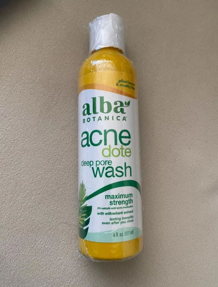 Lavado profundo de poros Alba Botanica Acnedote 6 oz cada uno Foto 1 de 1