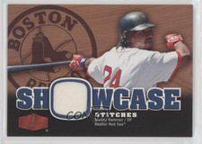 2006 Flair Showcase Showcase Stitches Manny Ramirez #SS-MR