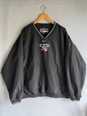 VINTAGE Y2K Center Swoosh Kentucky Ohio All Star Game WIndbreaker Black Size 3XL - Image 1 of 4