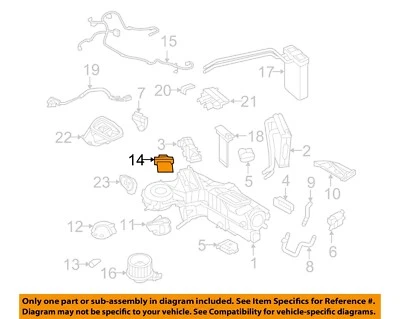 FORD OEM 05-19 Escape Evaporator Heater Components-Controller 9L3Z19E624C - Image 1 of 2