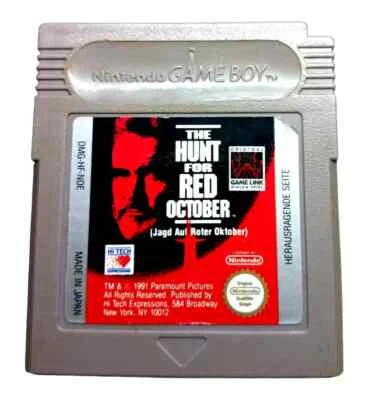 Nintendo Game Boy The Hunt for Red October (Game Only) - Image 1 of 3