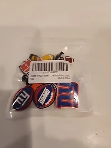 New York Giants Crocs Charms Set Of 10 - Picture 1 of 2