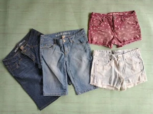 Lot of 4 Mossimo Supply Co. Fit 6 Denim Shorts (2) Bermuda - Picture 1 of 12