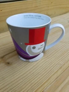 Starbucks oversized ceramic snowman coffee tea mug 2011 when we're together - Picture 1 of 6