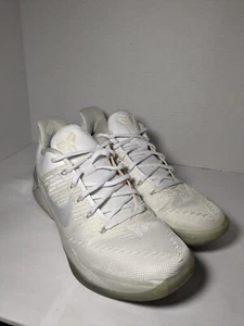 Nike Kobe A.D. White Chrome OG Men’s Athletic Sneakers 852425-110 Size 10 - Picture 1 of 17