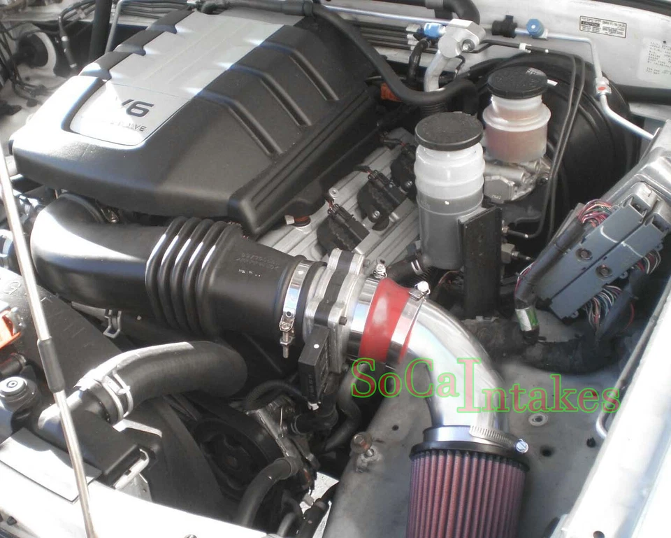 Kit de admisión de aire rojo y filtro para Isuzu Rodeo 1993-1997 2,6 L 4 cilindros Foto 1 de 1