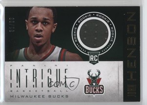 2012-13 Panini Intrigue Rookie Memorabilia /99 John Henson #16 Rookie RC