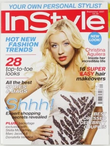 CHRISTINA AGUILERA DONATELLA VERSACE STELLA McCARTNEY SHOES BAG Instyle magazine - Picture 1 of 1