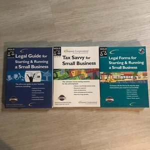 NOLO SMALL BUSINESS BOX SET Legal Guide Forms for Starting and Running Tax Savvy - Picture 1 of 2