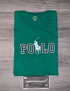 POLO RALPH LAUREN Men's Big & Tall Classic Fit Graphic Logo T-Shirt NEW NWOT