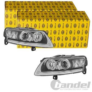 2x HELLA BI-XENON SCHEINWERFER SATZ passend für AUDI A6 LINKS+RECHTS - Bild 1 von 6