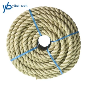 Artificial Manila Rope PP Twisted 3 Strand Rope Lightweight Synthetic Rope 100ft - Picture 1 of 10