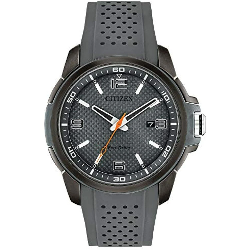 Citizen AW1157-08H Eco-drive 41mm Men's Wristwatch - Black