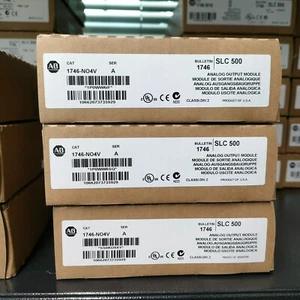 New Factory Sealed Allen-Bradley 1746-NO4V SLC 500 Analog Output Module 1746NO4V - Picture 1 of 4