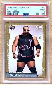 2022 UPPER DECK AEW KEITH LEE HIGH GLOSS #D/10 PSA 9 MINT WWE - Picture 1 of 2